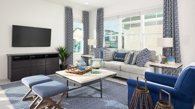 Adams Living Room. The Residences at Emerson Park New Homes in Apopka, FL