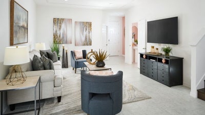 Kennedy Living Room. New Homes in Saint Cloud, FL