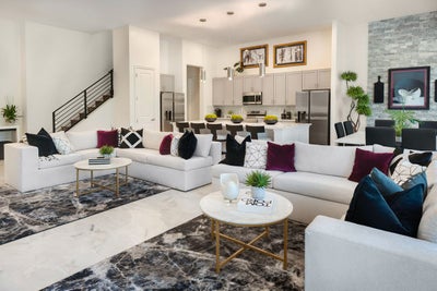 Waterfall Living Room. New Homes in Orlando, FL