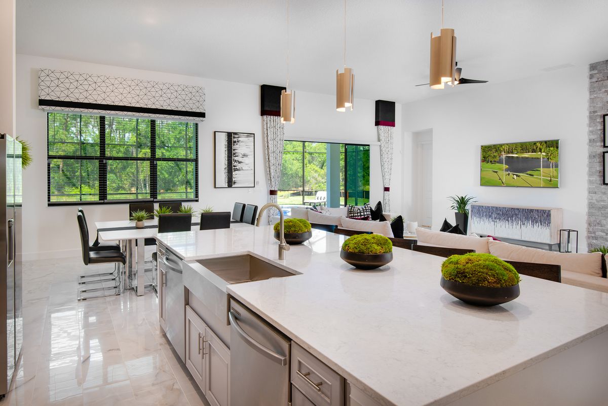 Waterfall Kitchen. Orlando, FL New Homes