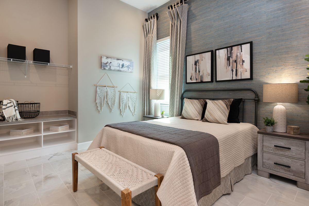 Waterfall Bedroom. Paradiso Grande Resort New Homes in Orlando, FL