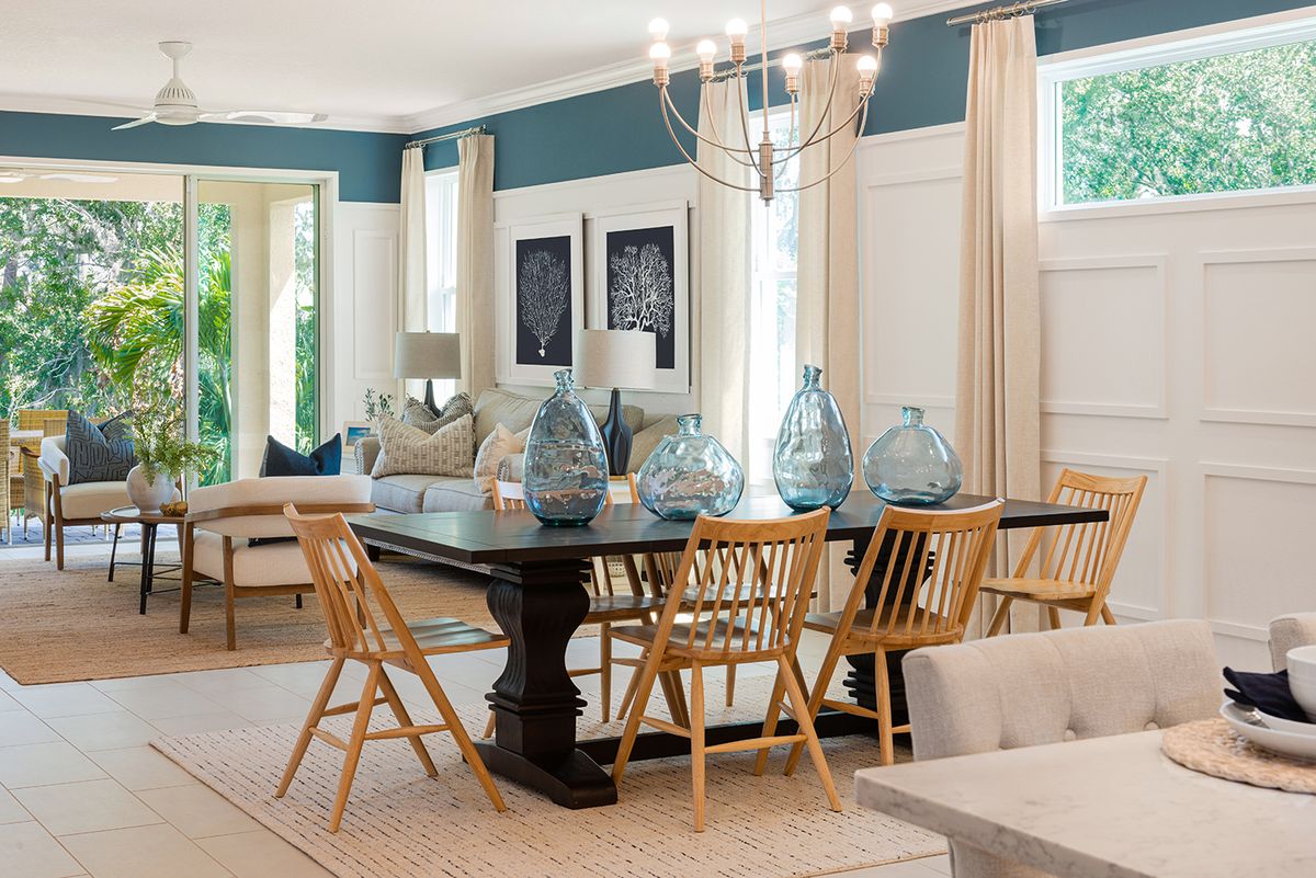 Hampton Dining. Tamarack at Two Rivers New Homes in Zephyrhills, FL