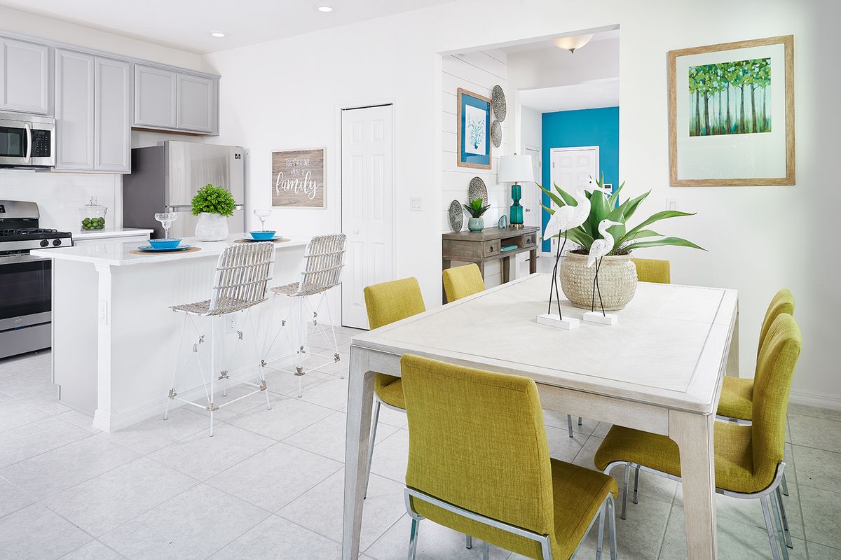 Lincoln Dining Room. Liberty Station New Homes in Orange City, FL