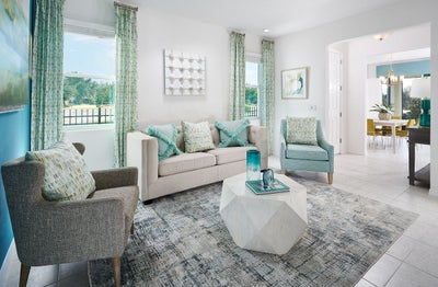 Lincoln Living Room. Orange City, FL New Homes