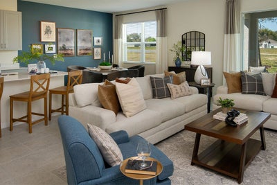 Imagine Living Room. Mirror Lake Village New Homes in Fruitland Park, FL