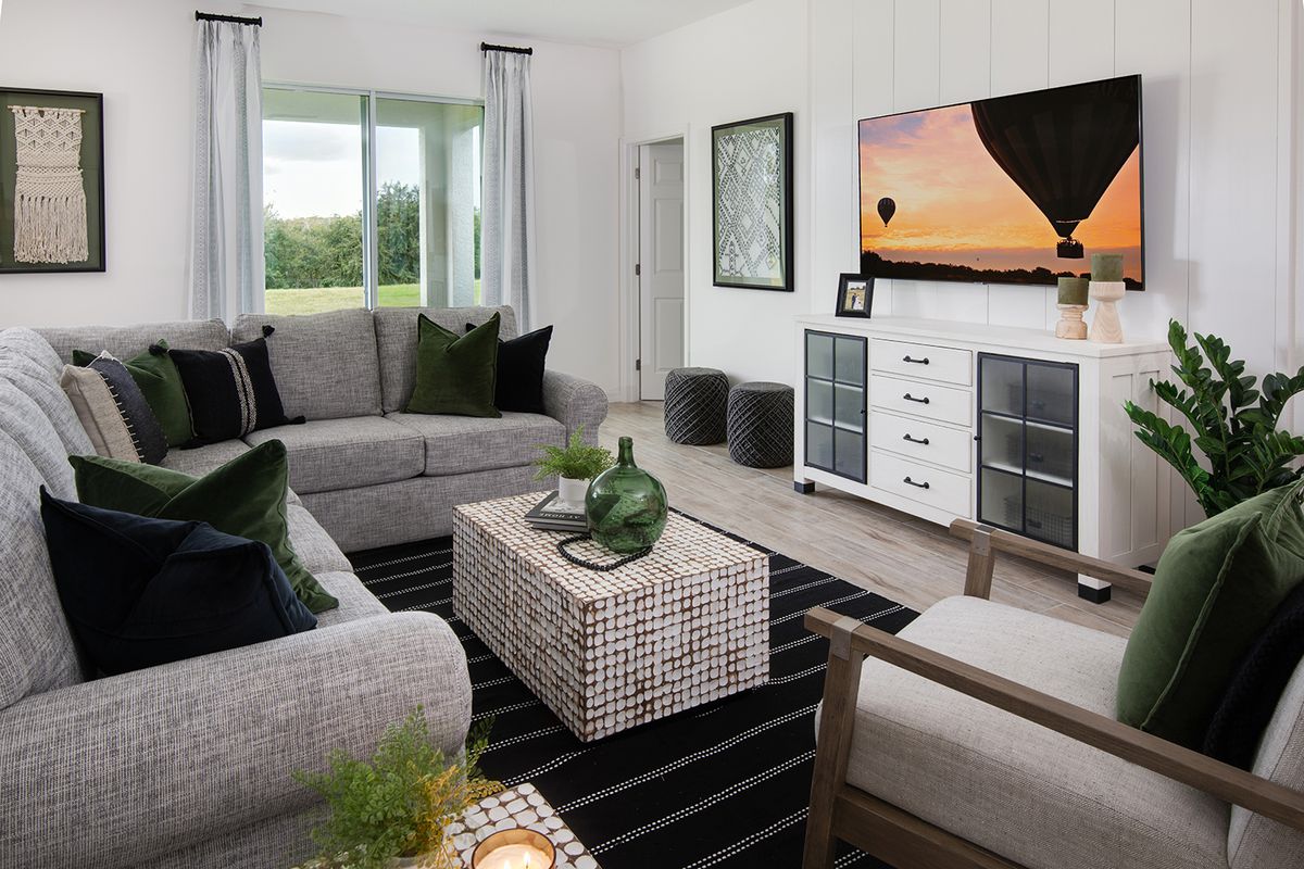 Imagine Living Room. Tavares, FL New Homes