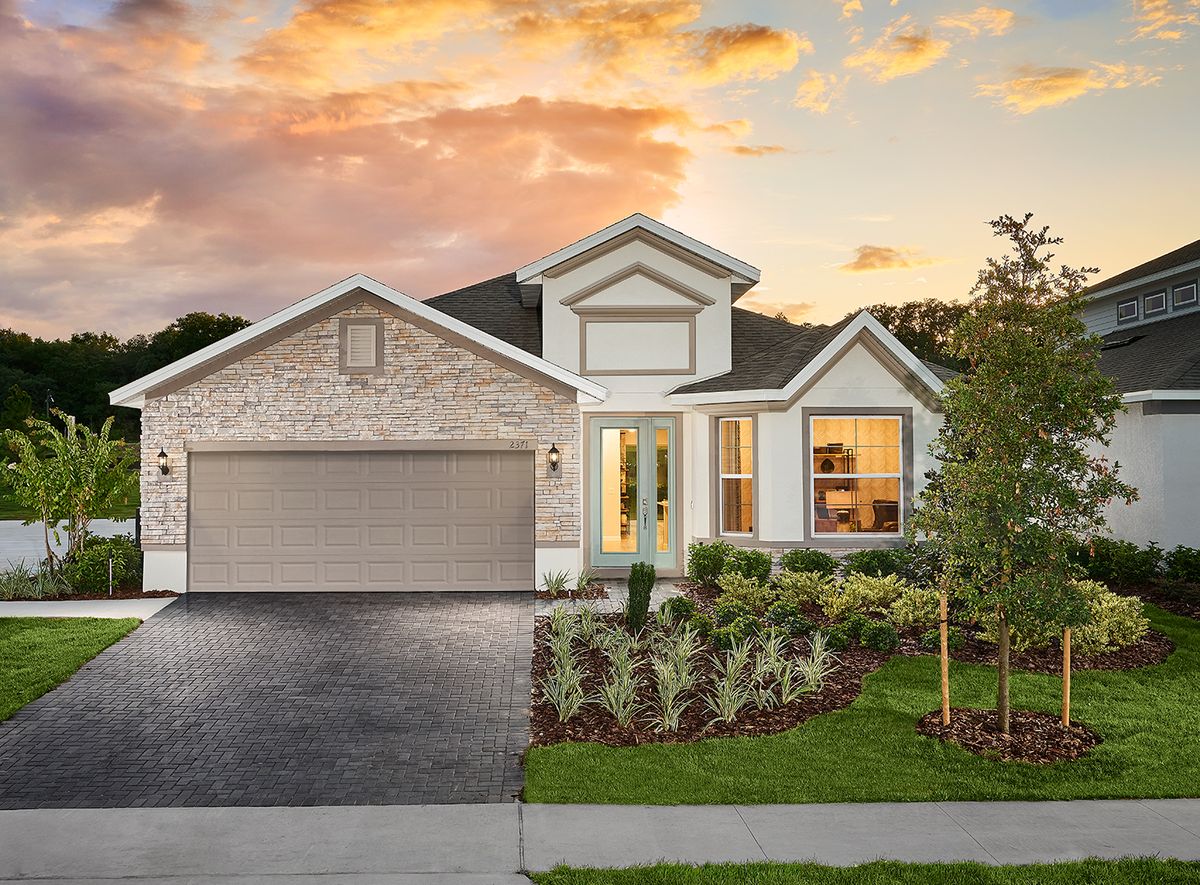 Hampton Exterior. New Homes in Venice, FL