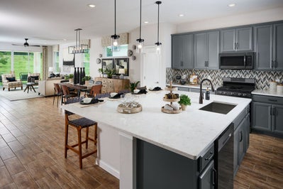 Hampton II Kitchen. Venice, FL New Homes