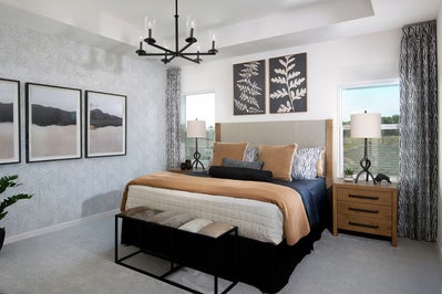 Tyler Primary Bedroom. The Residences at Emerson Park New Homes in Apopka, FL