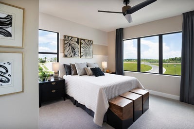 Bedroom - Waterfall. Elevated at Sonoma Resort New Homes in Kissimmee, FL