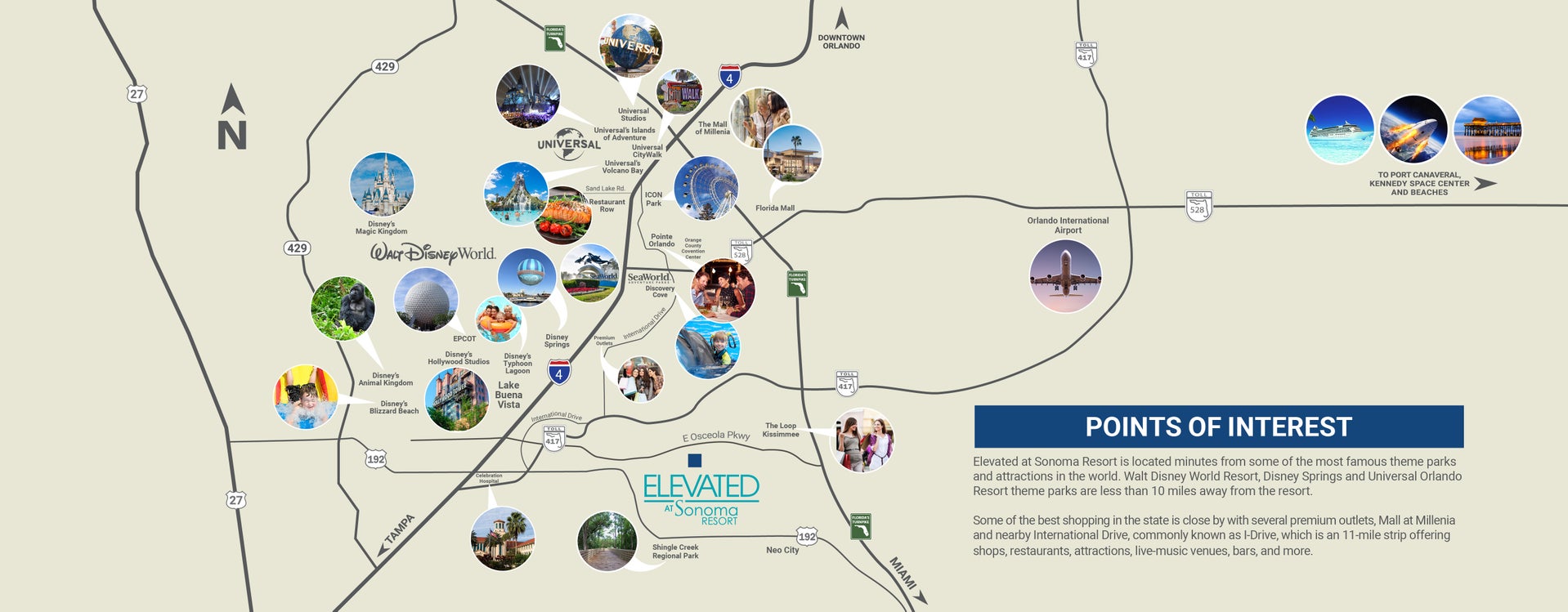 Elevated at Sonoma Area Site Map. Elevated at Sonoma Resort New Homes in Kissimmee, FL