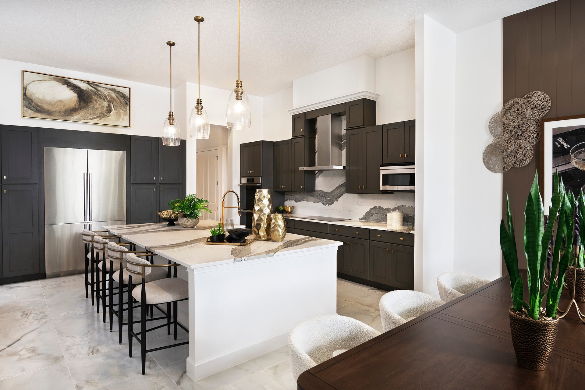 Kitchen - Waterfall. Elevated at Sonoma Resort New Homes in Kissimmee, FL