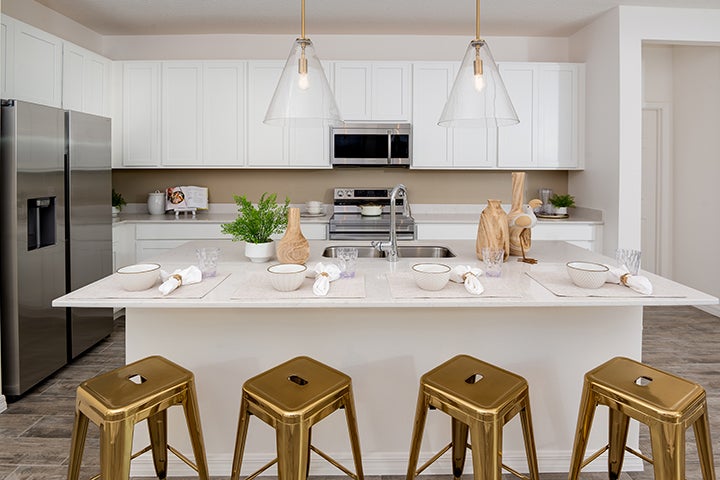 Prosper Kitchen. Liberty Station Single Family New Homes in Orange City, FL