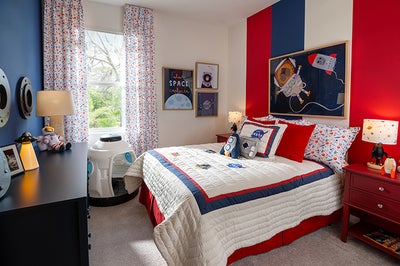 Liberty Station Prosper Model Space themed bedroom