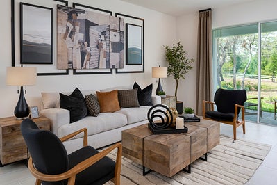 Spirit Living Room. Orange City, FL New Homes