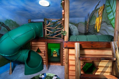 Lion King Themed Bedroom - Waterfall. Elevated at Sonoma Resort New Homes in Kissimmee, FL