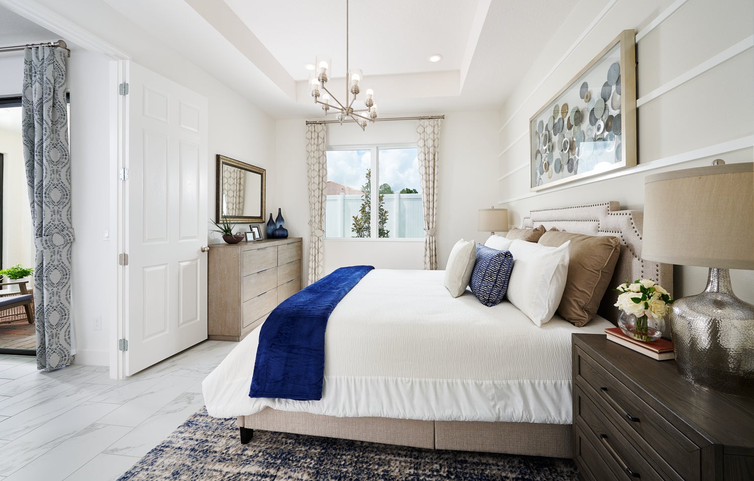 Primary Bedroom Terra Largo Villas. New Homes in Tavares, FL