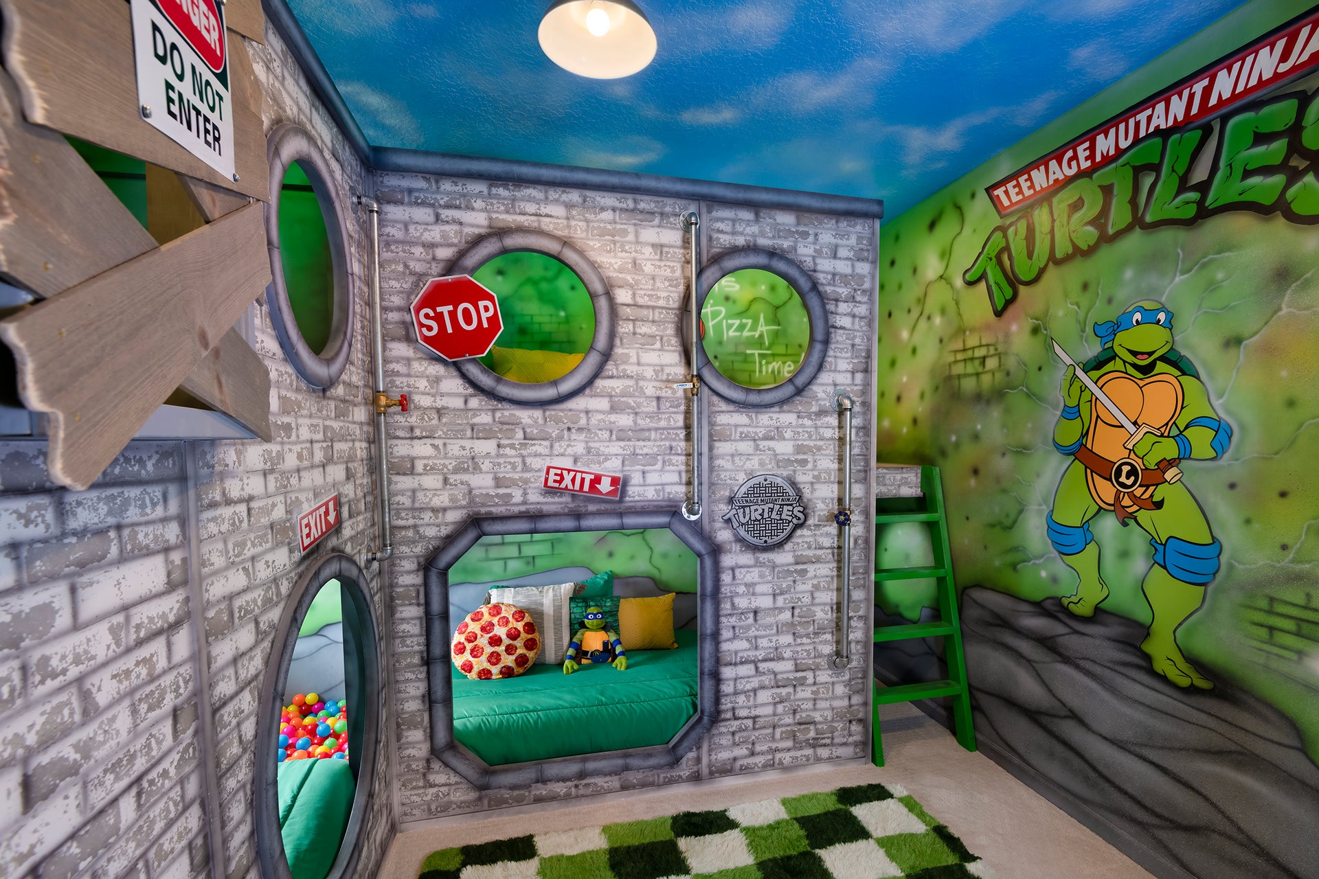 Ninja Turtle Theme Bedroom - Sandalwood II. New Homes in Kissimmee, FL