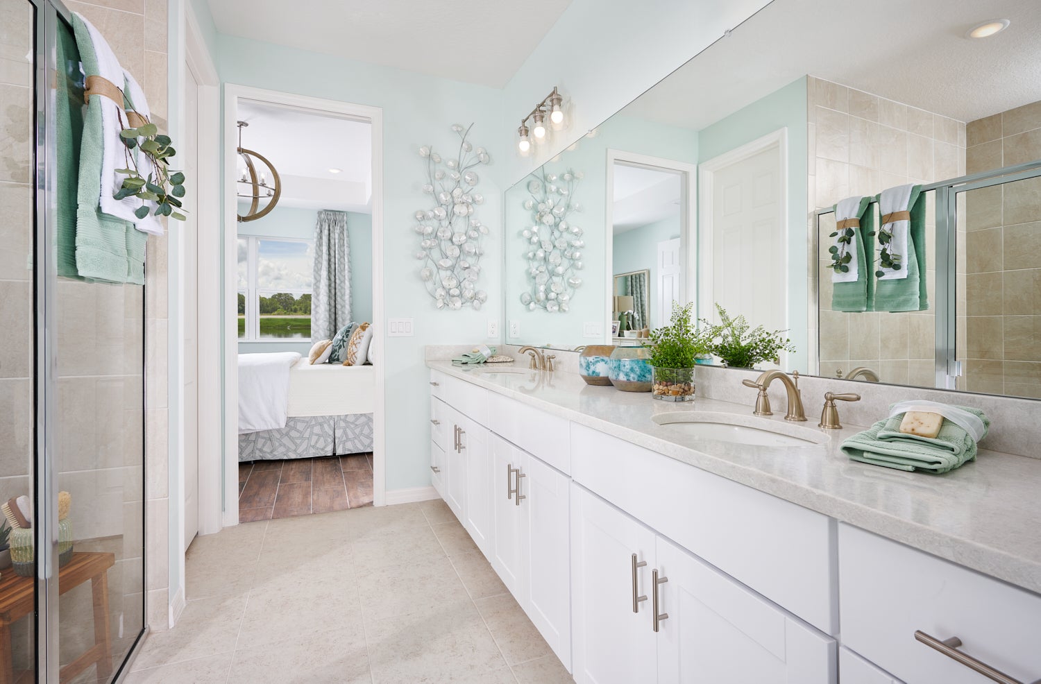 Primary Bathroom. New Homes in Tavares, FL