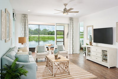 Family Room. Tavares, FL New Homes