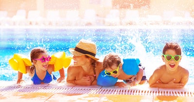 Swimming Family Lifestyle. Wildwood, FL New Homes