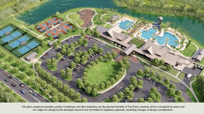 Two Rivers The Landing Social Club. Tamarack at Two Rivers New Homes in Zephyrhills, FL