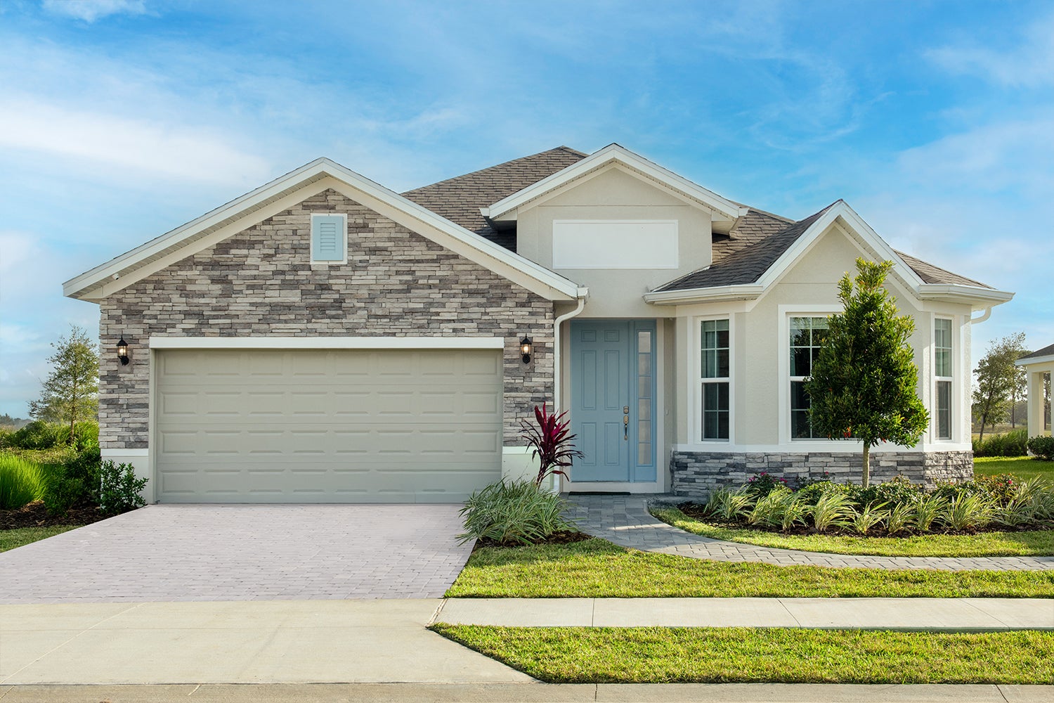 Hampton I Exterior. New Homes in Wildwood, FL