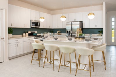 Hampton II Kitchen. Wildwood, FL New Homes
